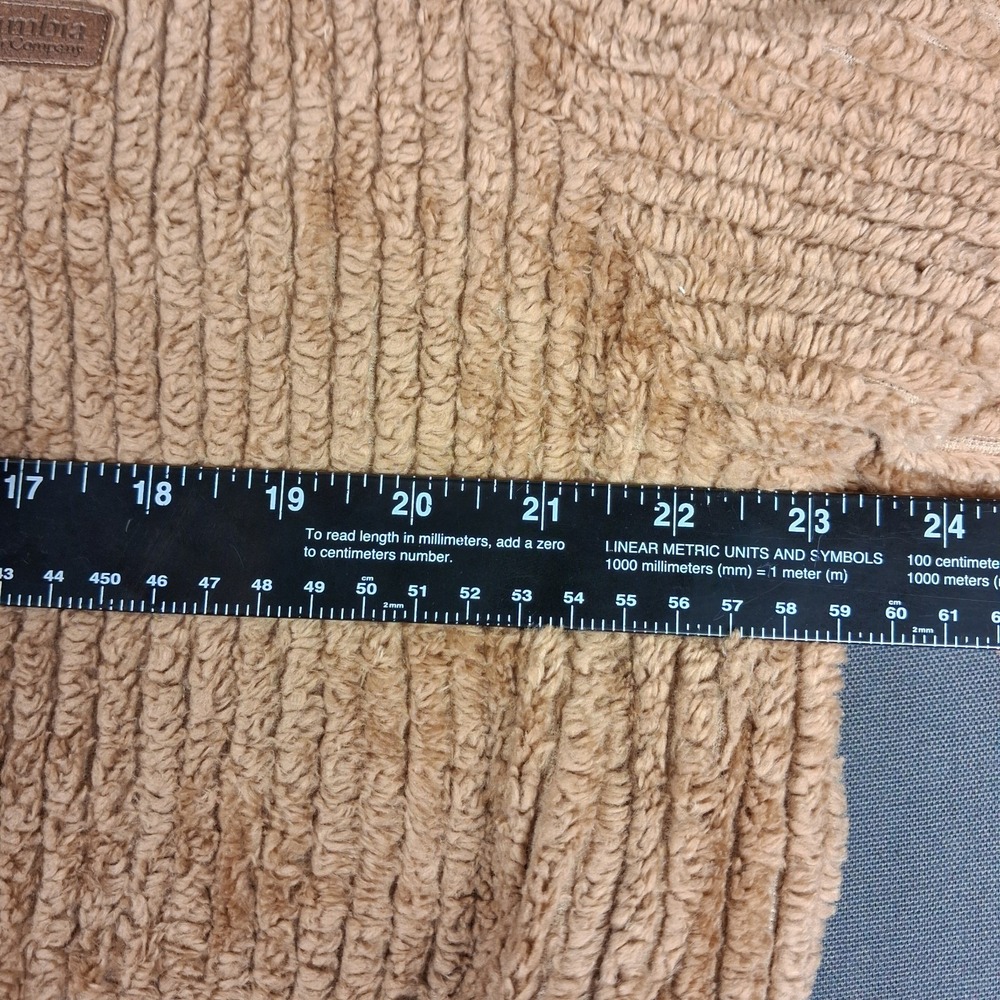 Columbia Womens Fire Side Long Full Zip Sherpa Fleece Jacket - Brown 1X - XL - Picture 2 of 9